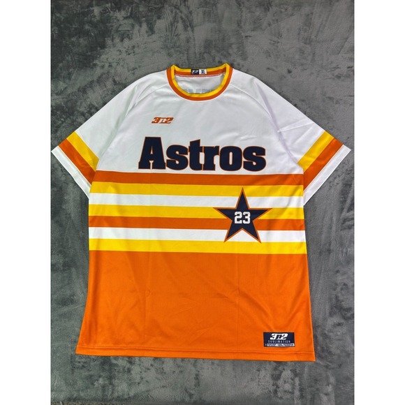 Majestic Other - Vintage Houston Astros Jersey Whitmore‎ #23 Retro Rainbow XL